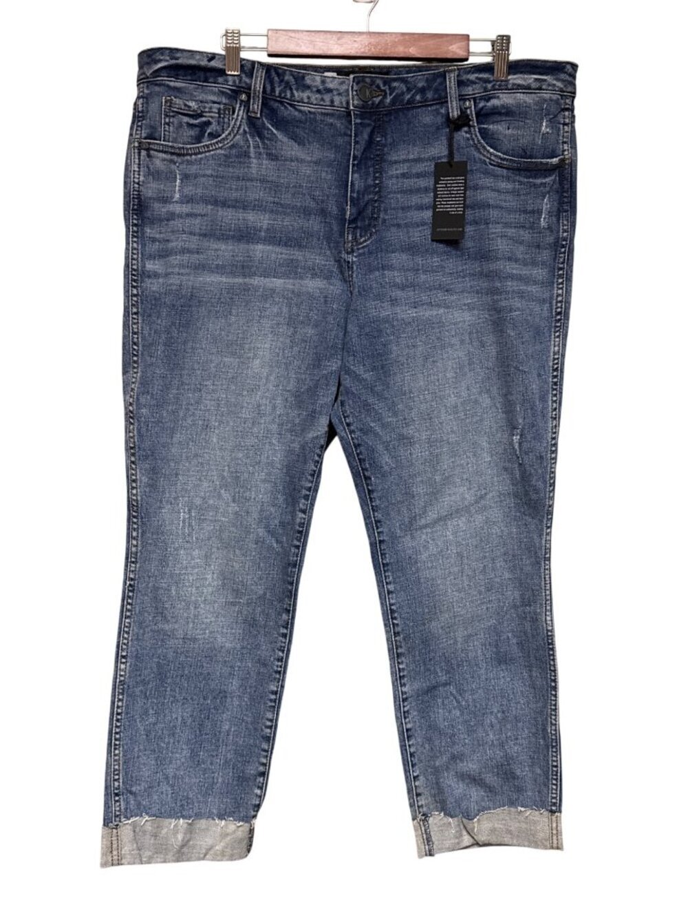 Kut from the Kloth Jeans Catherine High Rise FAB AB Boyfriend Women's Size 18